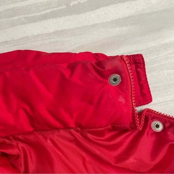 Red Down Parka Puffer - Picture 9 of 11